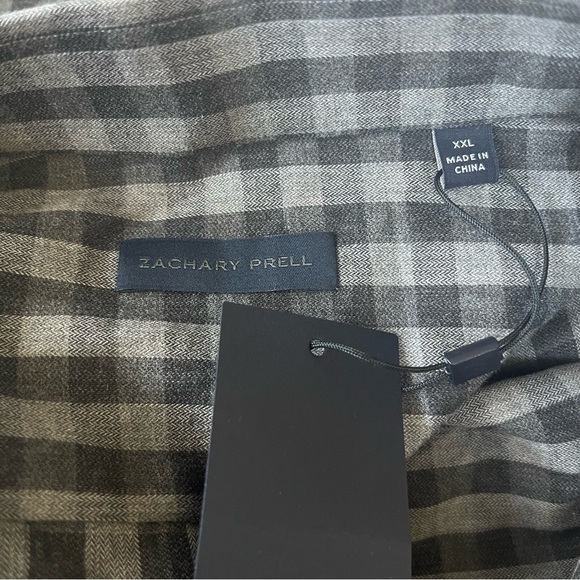 Zachary Prell Button Down Long Sleeve Checkered Shirt - Picture 5 of 6